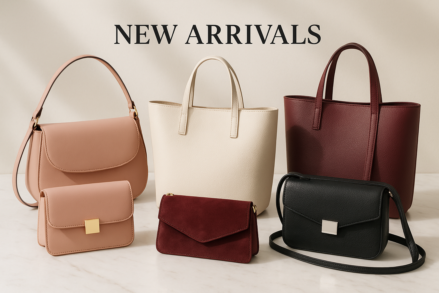 Create a New Arrivals ladies bags 